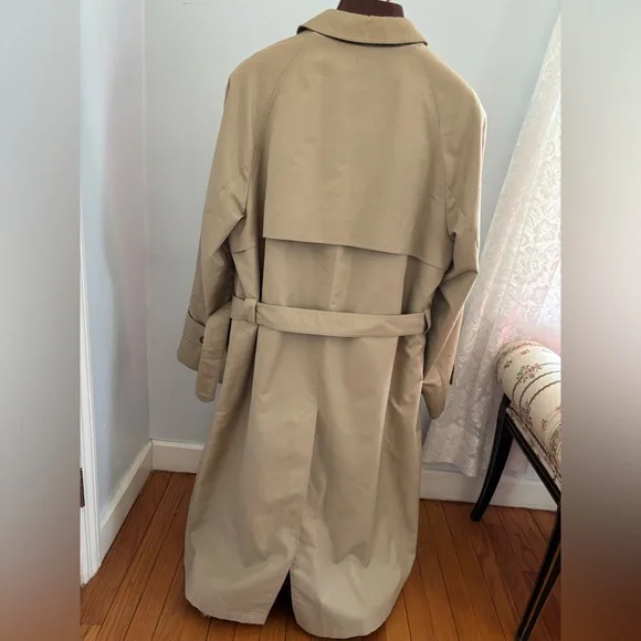 Christian Dior Monsieur Trench Coat Lined 44 L Gorgeous - Belt Classic Luxury